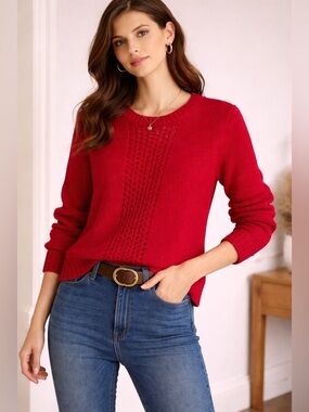 Banana Republic pink Sweater netted size Medium